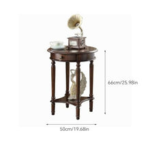 Chicken Couch End Table Wooden Sofa Side Table Corner Table Living Room Bedroom Small Round Table Side Table Corner Tables for Living Room(B)