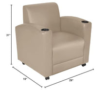 Regency Nova Tablet Arm Lounge Chair Sand