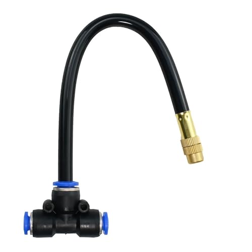 DIY Misting System for Lawn Garden Irrigation Adjustable Atomizing Sprayer/5-20M Kit Water Mister(DIY 15m with Timer)