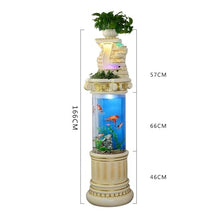 GLigeT Outdoor Water Fountain Garden Aquarium, Living Room Circulation Water Waterfall Fountain, Creative Home Large Floor Decoration Landscape Outdoor Fountain (Size : L)