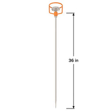 REOTEMP Heavy Duty Compost Thermometer with Probe Guard Bundle - Fahrenheit and Celsius, Made in The USA (36 Inch Stem)