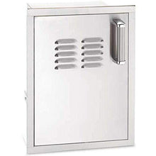 Fire Magic Premium Flush 14-inch Right-hinged Soft Close Louvered Single Access Door with Propane Tank Storage - 53820sc-t