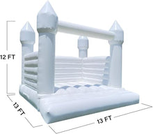 iLink-outer 13FT Large White Bounce House with Air Blower