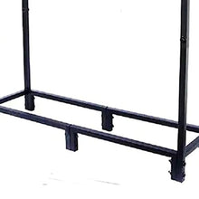EliteBloom Firewood Storage Rack Iron Disassembly Floor Storage Wood Firewood Shelf Shelving Shelf Firewood Display Shelf Living Room,