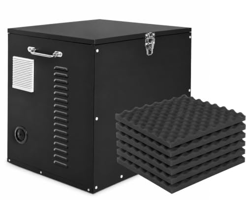 Jopquyo Heavy Duty Generator Box, Soundproof Generator Storage Enclosure
