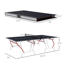 Senyuzhilan Portable Folding Ping Pong Table Charcoal Gray