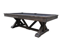 Playcraft Brazos River 8' Slate Pool Table Weathered Black Brown