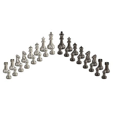 Bobby Fischer Ultimate Metal Staunton Chess Set Black