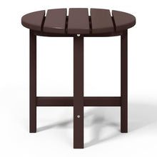 WestinTrends Dylan Outdoor Adirondack Chair with Ottoman and Side Table 5-Piece Set Dark Brown
