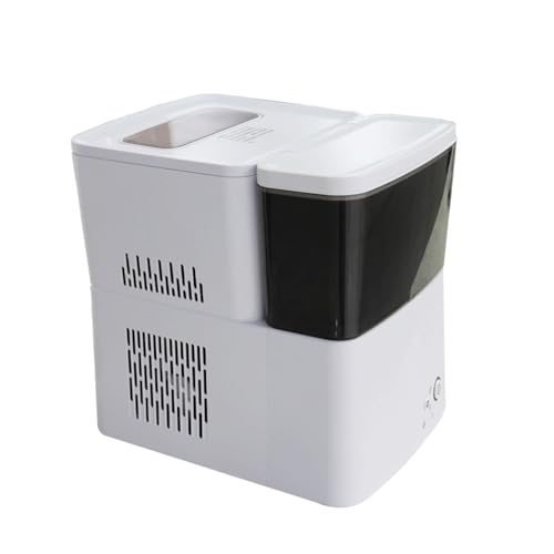 TEDILUVI Small Home Commercial Ice Maker Can Flip Basket Automatic 9 Square Round Mini Machine