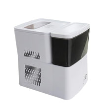 TEDILUVI Small Home Commercial Ice Maker Can Flip Basket Automatic 9 Square Round Mini Machine