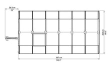 Palram Canopia Rion EcoGrow 2 Greenhouse 6x12 Ft Dark Green