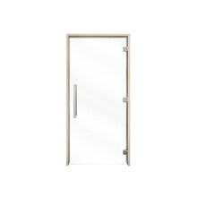 PROSAUNAS Clear & Tinted Glass Sauna Door, Prehung Tinted Glass Sauna Door (Right Hanging, ADA Clear - Aspen Frame 36X81)