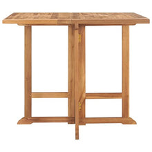 KTHLBRH Outdoor Patio Table Outdoor Furniture Patio Dining Table Folding Patio Dining Table 35.4"x35.4"x29.5" Solid Teak Wood
