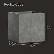 COSAPOTS Reglito Cube Planters for Outdoor Plants, Square Indoor/Outdoor