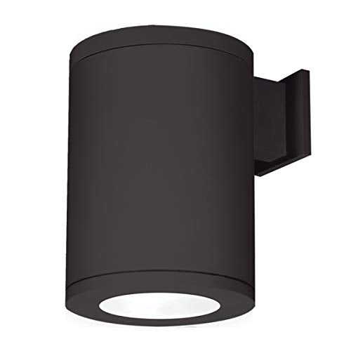 WAC Lighting Tube Architectural 8" LED Wall Light Straight Spot Beam 3000K Black