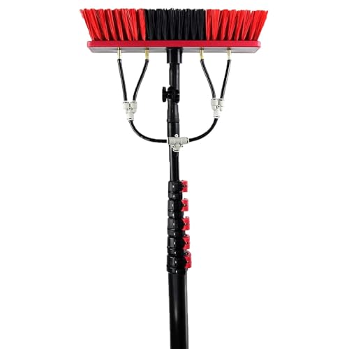 RESKIU Window Cleaning Kit, Window Cleaning Brush Cleaning Wand, Water/Hose Supply Wand, Cleaning Photovoltaic Solar Panels,10.8m/36ft