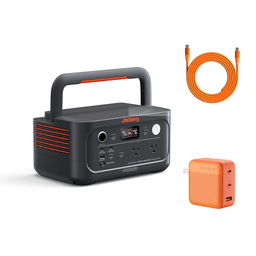 Jackery Explorer 500 v2 and 102W Fast Charger,512Wh,500W AC