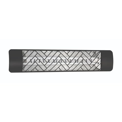 Eurofase EF50240B1 5000W 240V Infrared Electric Patio Heater, Black