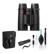 Leica 7x42 Ultravid HD-Plus Waterproof Binoculars Bundle with Cleaning Kit and Flashlight