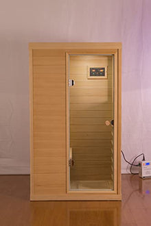 HFYee Infrared Sauna Box Hemlock Single Person Natural