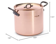 Prima Matera 6468.20 Vegetable Pot Copper Orange, 29.5 x 20 x 20.5 cm