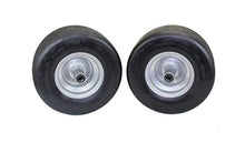 Antego 13x6.50-6 Flat Free Tire & Wheel, Replaces Hustler 604898, Set of 2
