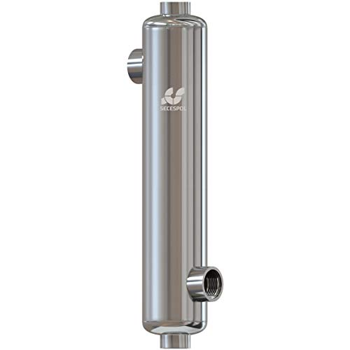 SECESPOL 316L Stainless Steel Pool Heat Exchanger for Spa/Solar/Swimming Pools - B250