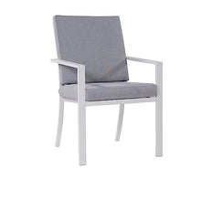Hanover Greyson 7-Piece Outdoor Dining Set Grey/White