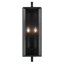 Kichler Kroft 2-Light Textured Black Outdoor Wall Light