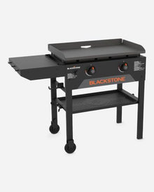 Blackstone 28 Inch Original Omnivore Griddle 2206, Blackstone 2 Burner Griddle Outdoor Flat Top Grill, Propane Portable Gas Grill
