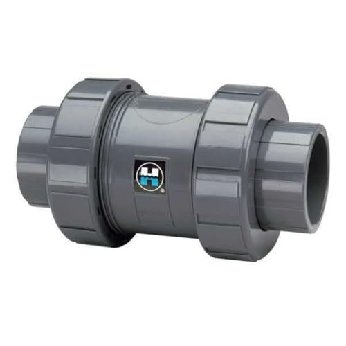 Hayward TC1250TE 2-1/2-Inch PVC TC Series True Union Check Valve with EPDM Seals and Threaded End Connection