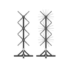 YHMMYSHX High Resolution 3D Hologram Fan 3x50cm LED Holographic Display Outdoor Advertising Splicing Projector for Business Store Signs, Bar Easy to Change Video