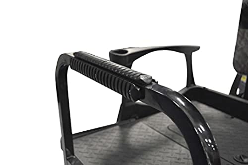 MADJAX Genesis 300 Rear Seat Kit for Club Car Precedent/Onward/Tempo Golf Cart Black