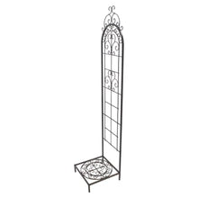 Panacea 84451 Rustica Italia Pot Trellis with Base, Rubbed Bronze, Set of 4