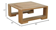 Anderson Teak DS-804 Capistrano Deep Seating Ottoman Honey Golden Teak