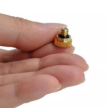 100PCS Brass Misting Nozzles for Cooling System, Low Pressure Mister Nozzles Fogging Spray Head Fog Nozzles 0.004-0.039" Orifice,10/24 UNC Thread (Size : 0.6mm)