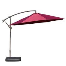 ZMNXAS Cantilever Patio Umbrella with Base Included,Offset Patio Umbrella,Table Umbrellas,Outdoor Shade for Garden Deck Pool Patio,Backyard(A,9ft(270cm))