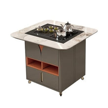 LICONG-2019 Tea Table Mobile Tea Table Modern Rock Slab Coffee Table Balcony Smart Lift Automatic Multifunctional Tea Table Side Table