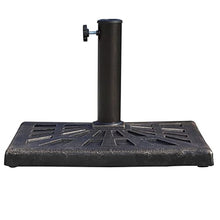 Heavy Duty Patio Garden Umbrella Stand Holder Garden Parasol Square Base Stand