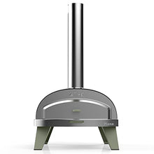 ZiiPa • Pellet Pizza Oven • Piana • Compact and Innovative • Heats in 20 Min • Fast Cooking in 60 sec • Rotary Cordierite Refractory Stone Ø31.5 CM • Available in 4 Colours (Eucalyptus)