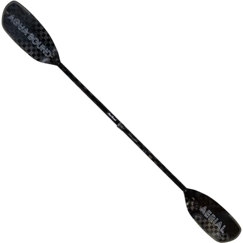 AQUA BOUND Aerial Minor Carbon Versa-Lok Straight Shaft 2-Piece Kayak Paddle Black