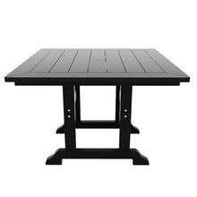 Costaelm Charleston Outdoor 5-Piece Square Trestle Dining Set with Arm Chairs