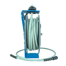 BluShield PWR1450-NM22-AIO Rubber Pressure Washing Hose Reel 1/4" x 50' (SA - HD) with 6' Lead-in-Hose – All-in-One Durable Commercial Grade Pressure Washer Hose System
