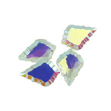 K9 Maple Leaf Crystal Plated AB Colors Prism Ornament Suncatcher Glass Crystals for Chandelier Crystal Prism,76mm 50pcs