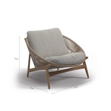 NEKCOCO Lounge Chair Scandinavian Outdoor Leisure Rattan Sofa Single Villa Courtyard Furniture Garden Balcony Waterproof Sun Chair