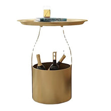 NRFJFOP Living Room Corner Several Side Table Storage Small Coffee Round Simple Wrought Iron