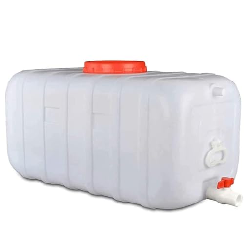 DIROVO Water Tank 25L/50L/110L/150L/200L Thick Plastic Water Storage Container Food Water Grade Plastic Storage Tank for Outdoor Camping Emergency Car Water Tank, Rain Barrels(420L)