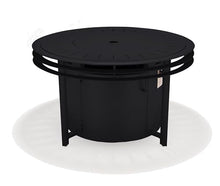 Winston Southern Cay Fire Table 44" Dia x 24" H, Round - Black