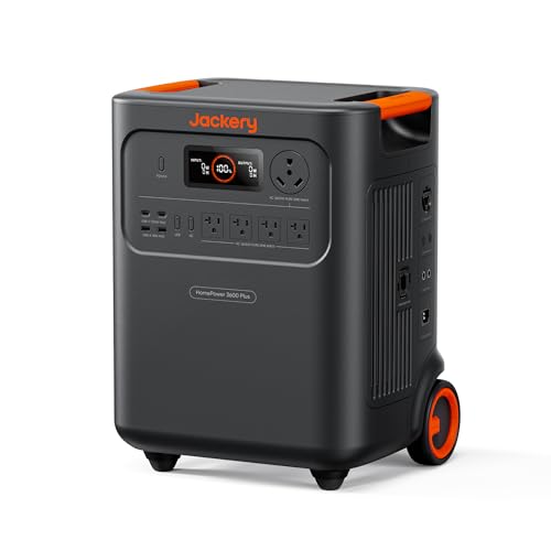Jackery HomePower 3600 Plus Power Station, 3584Wh, 3600W AC Output